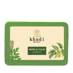 Buy Vagad's Khadi Herbal Gramodaya Neem-Tulsi Soap 125 gm | Anti-Bacterial Soap | Reduces Acne and Pimples | Free from Parabens | Silicon-Free (Pack of 3) - Purplle