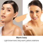 Buy Brwn Tinted Moisturiser SPF 30 with Vitamins and Prebiotics - Warm Ivory 50ml - Purplle