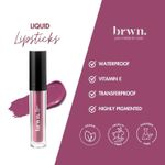 Buy Brwn Matte Melt Liquid Lipstick - Pink-o-Plum 4.5ml - Purplle