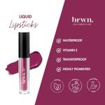 Buy Brwn Matte Melt Liquid Lipstick - Rich Raisin 4.5ml - Purplle