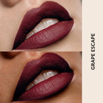 Buy Brwn Matte Melt Liquid Lipstick - Grape Escape 4.5ml - Purplle