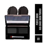 Buy Mattlook Perfect Brow Duo-Shade Brow Powder, Eyebrow Palette, Eye Makeup, Mutlicolor-1 (8 gm) - Purplle