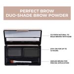 Buy Mattlook Perfect Brow Duo-Shade Brow Powder, Eyebrow Palette, Eye Makeup, Mutlicolor-1 (8 gm) - Purplle