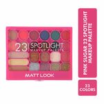 Buy Mattlook Pink Sugar 23 Spotlight Makeup Palette, Multicolor 35 gm - Purplle