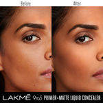 Buy Lakme 9to5 Primer+Matte Liquid Concealer 39 Cocoa, 5.4 ml - Purplle