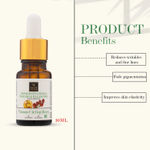 Buy Good Vibes Vitamin C & Goji Berry Depigmentation & Wrinkle Balancing Face Serum | Lightening | With Aloe Vera | No Parabens, No Sulphates (10 ml) - Purplle