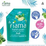 Buy Fiama Fresh Moisturising hand wash, Peppermint and Green Apple, 350 ml - Purplle
