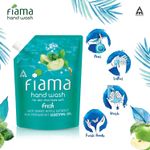 Buy Fiama Fresh Moisturising hand wash, Peppermint and Green Apple, 350 ml - Purplle