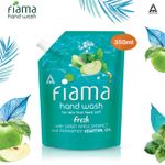Buy Fiama Fresh Moisturising hand wash, Peppermint and Green Apple, 350 ml - Purplle