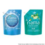 Buy Fiama Fresh Moisturising hand wash, Peppermint and Green Apple, 350 ml - Purplle