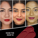 Buy FACES CANADA Matte Mania Makeup Kit - Kajal (0.35 gm) + Lipstick (4.2 gm) + Compact (9 gm) + Mascara (9.5 ml) + Beauty Blender | Pack of 5 | Makeup Kit For Women - Purplle