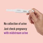 Buy Sirona Pregrx Midstream Pregnancy test kit, Easy to Use Midstream Urine Test Kit, Accurate Result in Just 5 Minutes - 1 Pc - Purplle