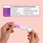 Buy Sirona Pregrx Midstream Pregnancy test kit, Easy to Use Midstream Urine Test Kit, Accurate Result in Just 5 Minutes - 1 Pc - Purplle