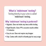 Buy Sirona Pregrx Midstream Pregnancy test kit, Easy to Use Midstream Urine Test Kit, Accurate Result in Just 5 Minutes - 1 Pc - Purplle