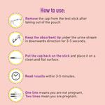 Buy Sirona Pregrx Midstream Pregnancy test kit, Easy to Use Midstream Urine Test Kit, Accurate Result in Just 5 Minutes - 1 Pc - Purplle