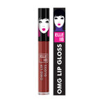 Buy Elle 18 OMG Lip Gloss, Glossy Finish, Brownie Babe, Non-sticky Formula, Light-weight, Moisturising Lip Gloss, Infused with Rapeseed and Jojoba Oil, Full Coverage Lip Gloss | 2.5 ml - Purplle