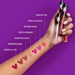 Buy Elle 18 OMG Lip Gloss, Glossy Finish, Truth or Bare, Non-sticky Formula, Light-weight, Moisturising Lip Gloss, Infused with Rapeseed and Jojoba Oil, Full Coverage Lip Gloss | 2.5 ml - Purplle