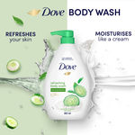 Buy Dove Refreshing Body Wash, with Cucumber & Green Tea Scent (800 ml) - Purplle