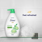 Buy Dove Refreshing Body Wash, with Cucumber & Green Tea Scent (800 ml) - Purplle