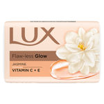 Buy Lux Flaw-less Glow Bathing Soap infused with Vitamin C & E | For Superior Glow | 150g x 3 - Purplle