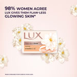 Buy Lux Flaw-less Glow Bathing Soap infused with Vitamin C & E | For Superior Glow | 150g x 3 - Purplle