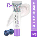 Buy Dot & Key Glitter Bomb SPF 30 Lip Balm for Smooth Soft Lips with Vitamin C+E, Tinted Lip Balm for Women, 12g - Purplle