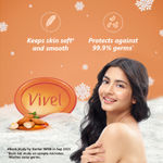 Buy Vivel Glycerin Bathing Bar Soap for Soft Moisturized Skin with Pure Almond Oil, Combo Pack 100g (Pack of 4) - Purplle