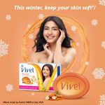 Buy Vivel Glycerin Bathing Bar Soap for Soft Moisturized Skin with Pure Almond Oil, Combo Pack 100g (Pack of 4) - Purplle