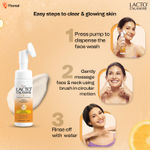 Buy Lacto Calamine Vitamin C Foaming Face wash| Brightens skin & Moisturises| With Built-in foaming Brush|Sulphate free face wash| Paraben Free| 150 ml - Purplle
