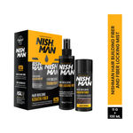 Buy NishMan Hair Building Keratin Fiber Kit Dark Brown Color (111 gm) - Purplle