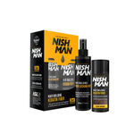 Buy NishMan Hair Building Keratin Fiber Kit Dark Brown Color (111 gm) - Purplle