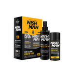 Buy NishMan Hair Building Keratin Fiber Kit Black Color (111 gm) - Purplle