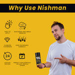 Buy NishMan Hair Building Keratin Fiber Kit Black Color (111 gm) - Purplle