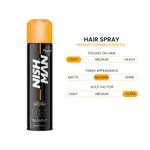 Buy NishMan Pro Styling Hair Spray Ultra Strong Hold (150 ml) - Purplle