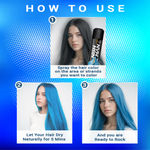 Buy NishMan Pro Mech Hair Spray Ultra Colors Blue (150 ml) - Purplle