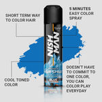 Buy NishMan Pro Mech Hair Spray Ultra Colors Blue (150 ml) - Purplle