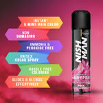 Buy NishMan Pro Mech Hair Spray Ultra Colors Pink (150 ml) - Purplle