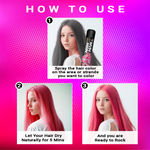Buy NishMan Pro Mech Hair Spray Ultra Colors Pink (150 ml) - Purplle