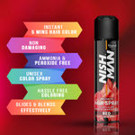 Buy NishMan Pro Mech Hair Spray Ultra Colors Red (150 ml) - Purplle