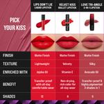 Buy Staze 9to9 Lips Don't Lie Matte + Transferproof Liquid Lipstick | 02 Pink Mood On | 4 ml - Purplle