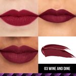 Buy Staze 9to9 Lips Don't Lie Matte + Transferproof Liquid Lipstick | 03 Wine and Dine | 4 ml - Purplle
