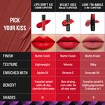 Buy Staze 9to9 Lips Don't Lie Matte + Transferproof Liquid Lipstick | 05 Cocoa Crush | 4 ml - Purplle