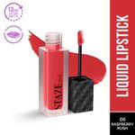 Buy Staze 9to9 Lips Don't Lie Matte + Transferproof Liquid Lipstick | 06 Raspberry Rush | 4 ml - Purplle