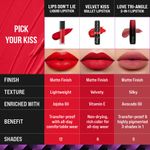 Buy Staze 9to9 Lips Don't Lie Matte + Transferproof Liquid Lipstick | 06 Raspberry Rush | 4 ml - Purplle