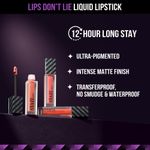 Buy Staze 9to9 Lips Don't Lie Matte + Transferproof Liquid Lipstick| 08 Blushing Babe | 4 ml - Purplle
