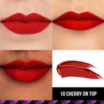 Buy Staze 9to9 Lips Don't Lie Matte + Transferproof Liquid Lipstick | 10 Cherry on top | 4 ml - Purplle