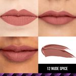 Buy Staze 9to9 Lips Don't Lie Matte + Transferproof Liquid Lipstick | 12 Nude Spice | 4 ml - Purplle