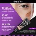 Buy Staze 9to9 HD Glow Poreless + Matte Foundation | 105C Swan | 18 ml - Purplle