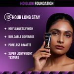 Buy Staze 9to9 HD Glow Poreless + Matte Foundation | 333C Amber | 18 ml - Purplle