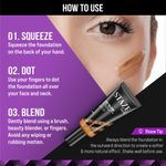 Buy Staze 9to9 HD Glow Poreless + Matte Foundation | 333C Amber | 18 ml - Purplle